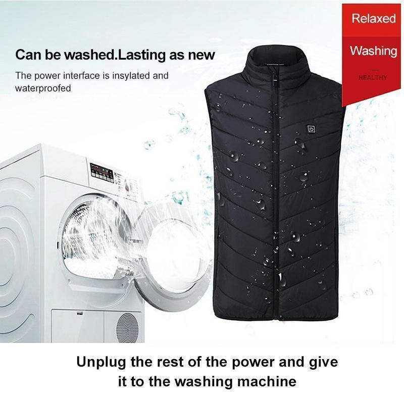 ThermoWear | Heizweste – Schnelles Aufheizen & USB-Laden