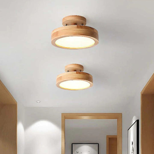 TimberRay | Deckenleuchte – Moderne LED-Technik mit Holzfinish