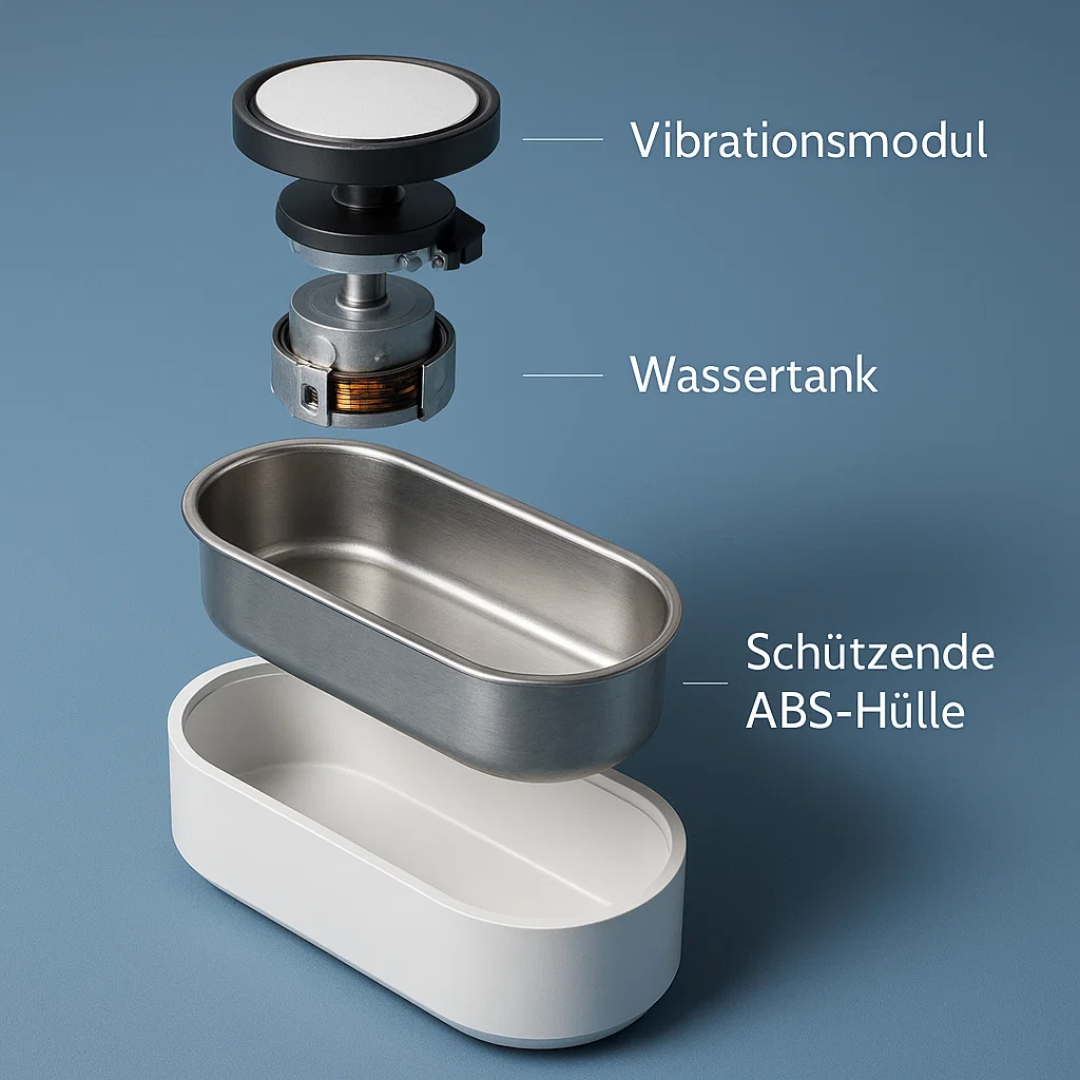 CleanSonic |  Ultraschallreinigungsgerät  für Brillen & Schmuck
