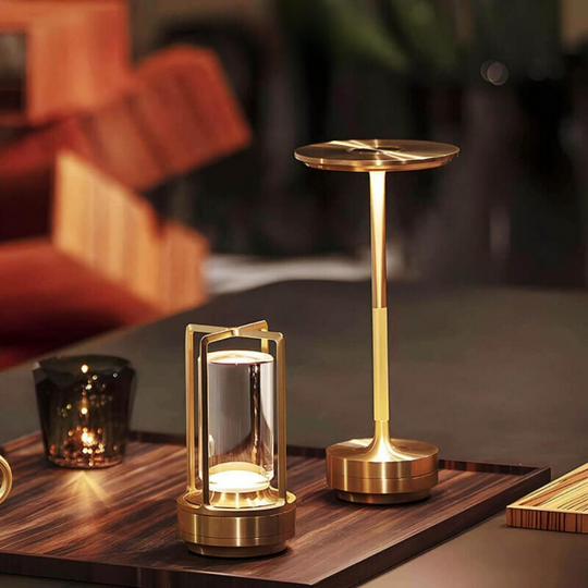 GleamHaven | Elegante Tragbare Tischlampe