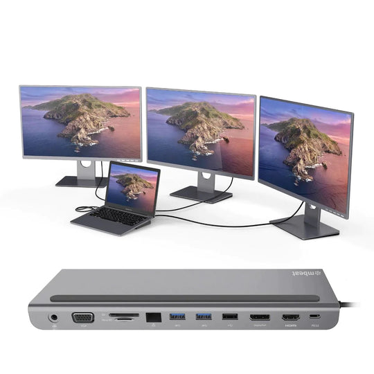 LapStation | Pro- 11 in 1 Laptop-Dockingstation