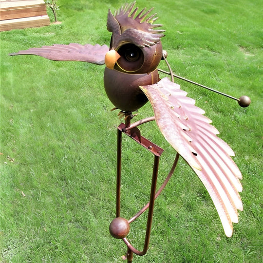 OwlSpire | Gartenkunst-Vogel Terrassen-Dekoration