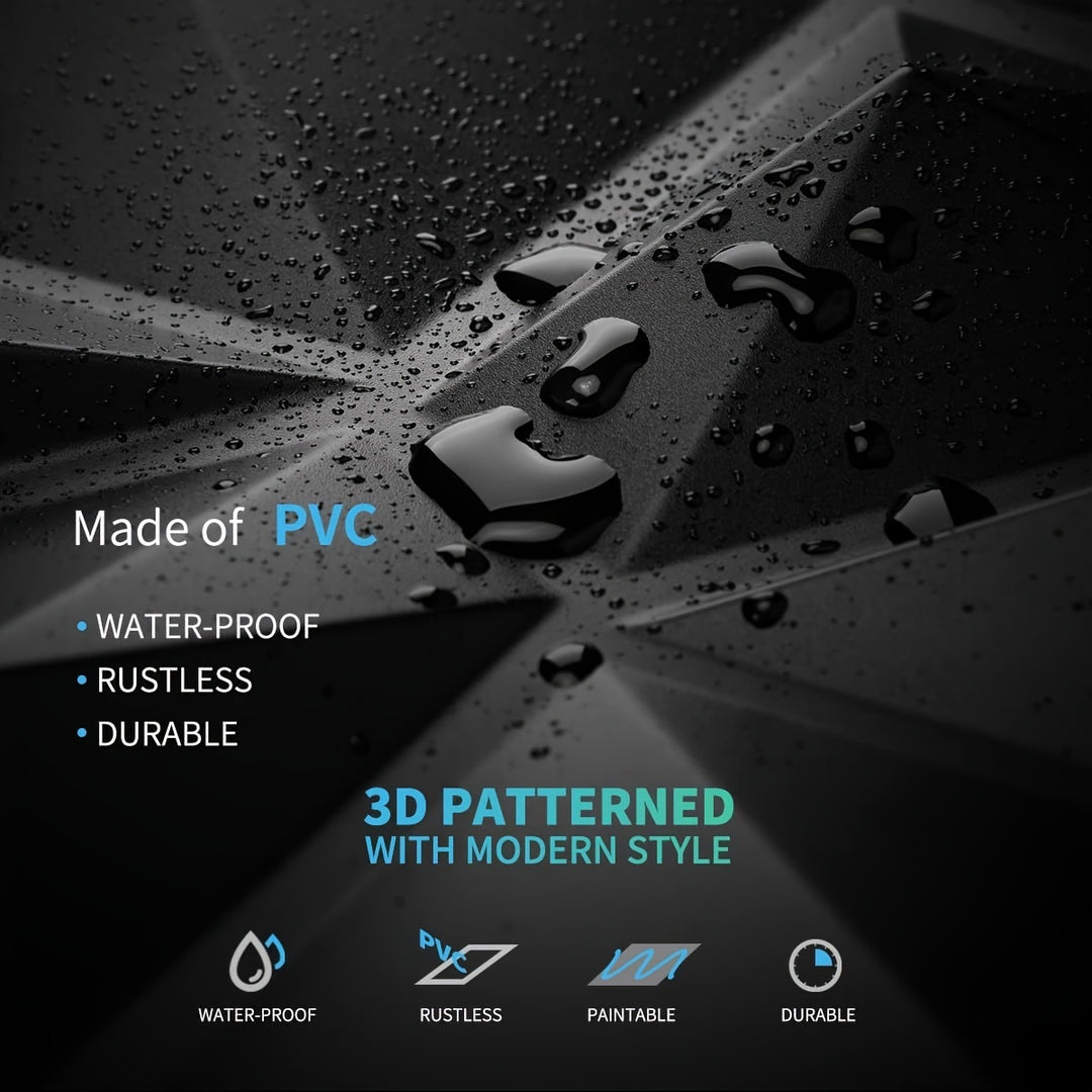 DiamondWall | 3D Wandpaneele – Geometrischer Diamant-Effekt