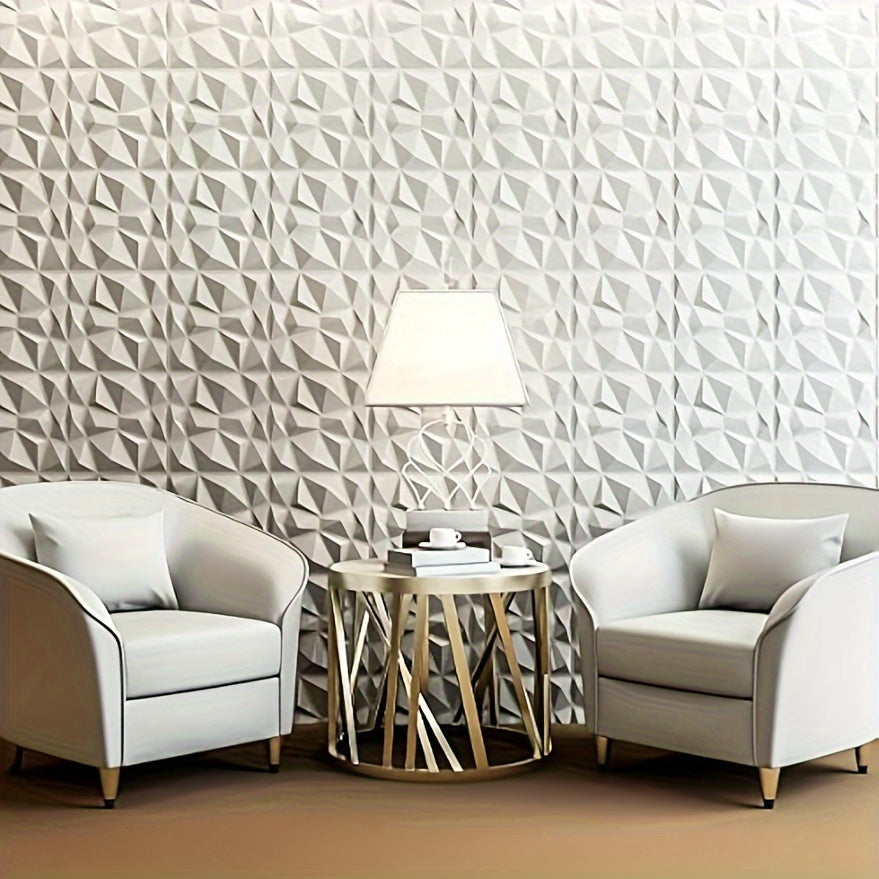 DiamondWall | 3D Wandpaneele – Geometrischer Diamant-Effekt
