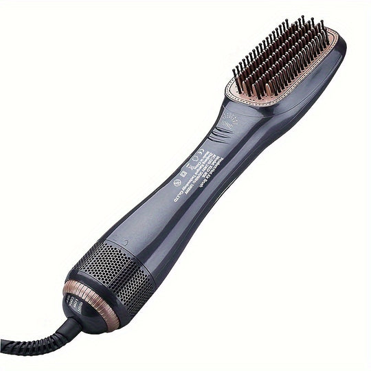 LuxeComb | 2-in-1 Warmluftbürste & Haarglätter für nasses & trockenes Haar