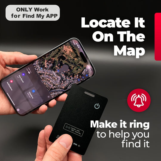 TrackSlim | Wallet-Tracker – Ultra-Dünn & Find My Kompatibel