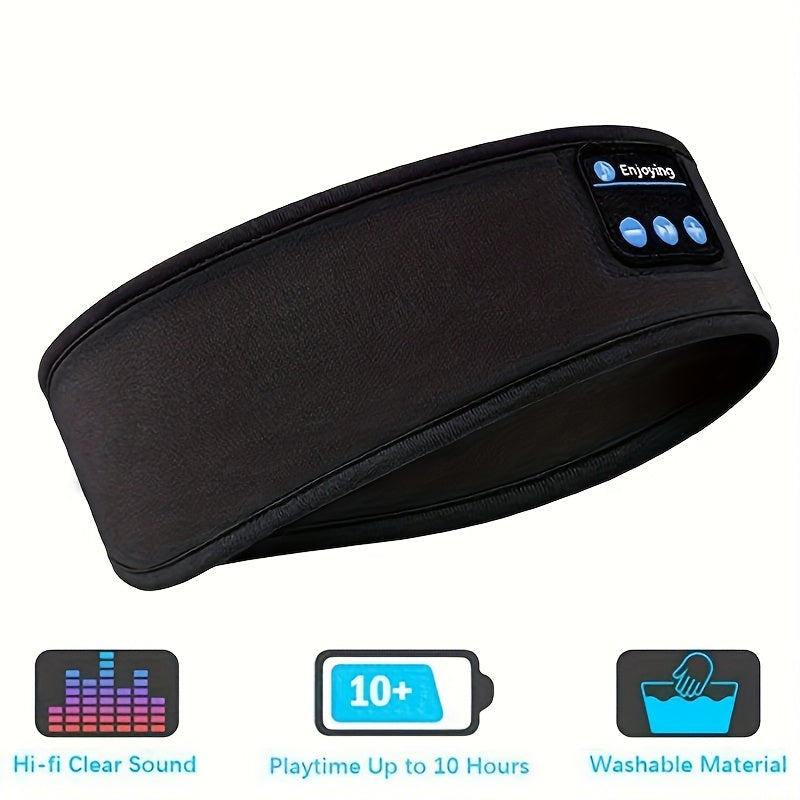 CalmTune | Bluetooth-Stirnband – Weiches & flexibles Design für Entspannung & Reisen