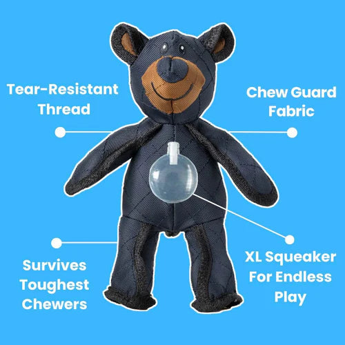 ChewMate | Interaktives Hundespielzeug mit Bär für starke Beißer