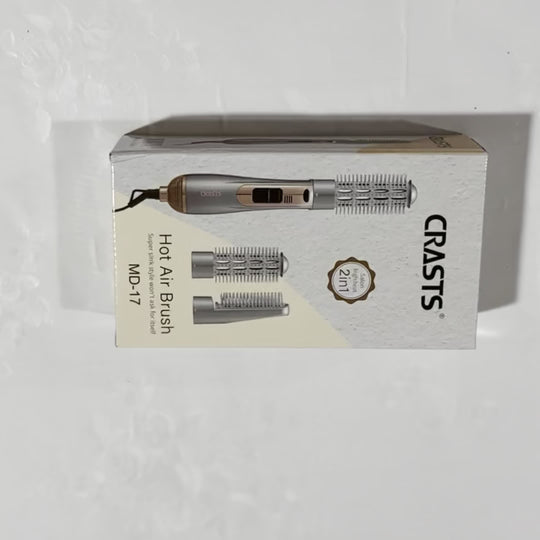StyleComb | 2-in-1 Föhn- & Glättbürste mit Lockenfunktion