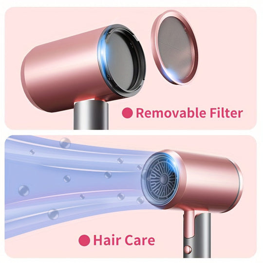 BlowLuxe | Salonqualität ION Haartrockner für glänzendes Haar