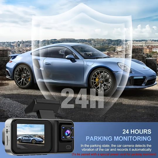 ClearRoad | 1080P Dash Cam – Vorderansicht, Rückansicht & Innenansicht