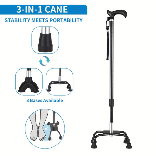 CarbonGlide | Gehstock aus Carbon – Ultraleicht & Höhenverstellbar