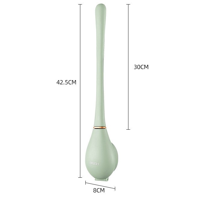 PureBrush | Elegante WC-Bürste mit antibakteriellem Silikonkopf