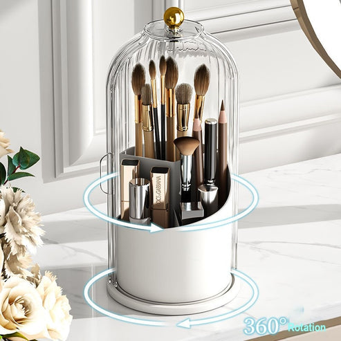 SpinSavvy | Drehbarer Make-up-Pinselhalter