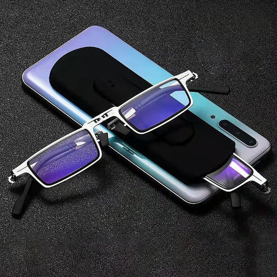 FlexiVision | Faltbare Lesebrille mit Blaulichtfilter & Titanrahmen