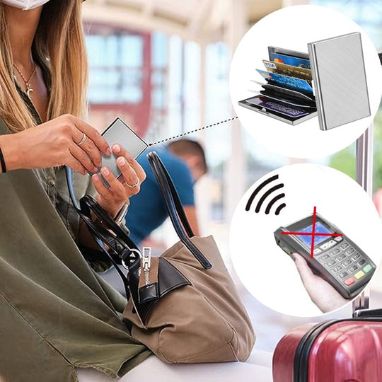 AuraCard | Kartenetui – RFID-Schutz aus Edelstahl