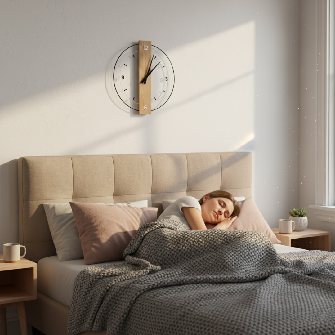 SilentOak | Stille Wanduhr aus Holz