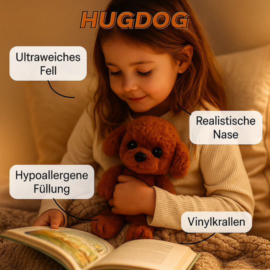 HugDog | Realistischer Teddybaby Lucky