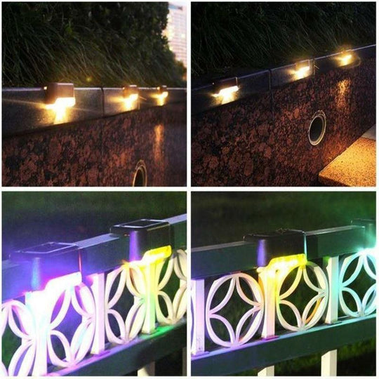 RayPath | Einfache Solarleuchte für Treppen & Gehwege (4 Stück)