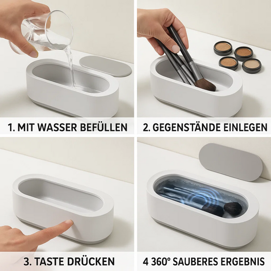 CleanSonic |  Ultraschallreinigungsgerät  für Brillen & Schmuck