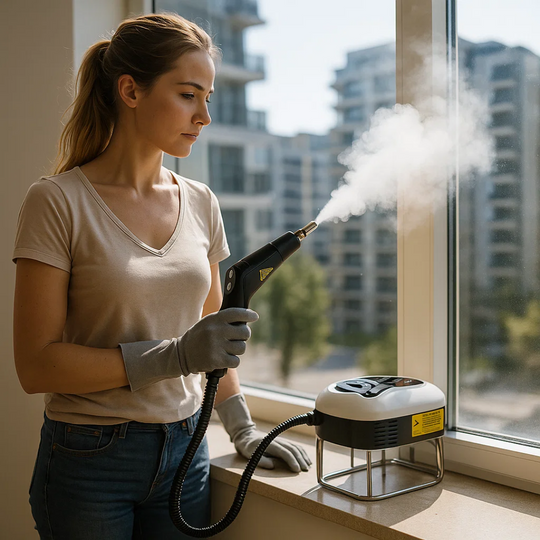 SteamForce | 2500W Hochdruck-Dampfreiniger mit Handschuhen