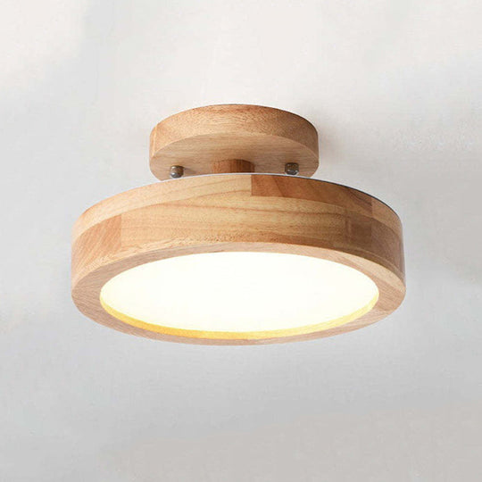 TimberRay | Deckenleuchte – Moderne LED-Technik mit Holzfinish