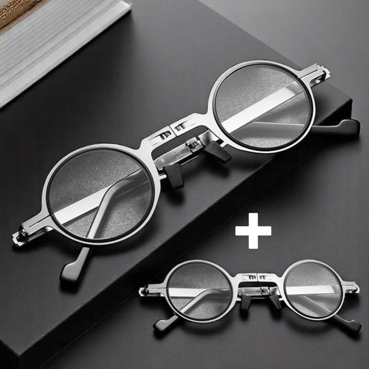 FlexiVision | Faltbare Lesebrille mit Blaulichtfilter & Titanrahmen
