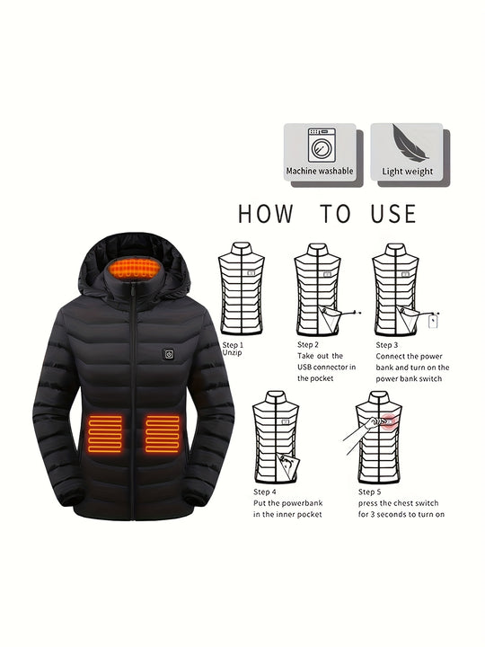 Zara | Damen Heizjacke – USB-aufladbar & Leichtgewicht