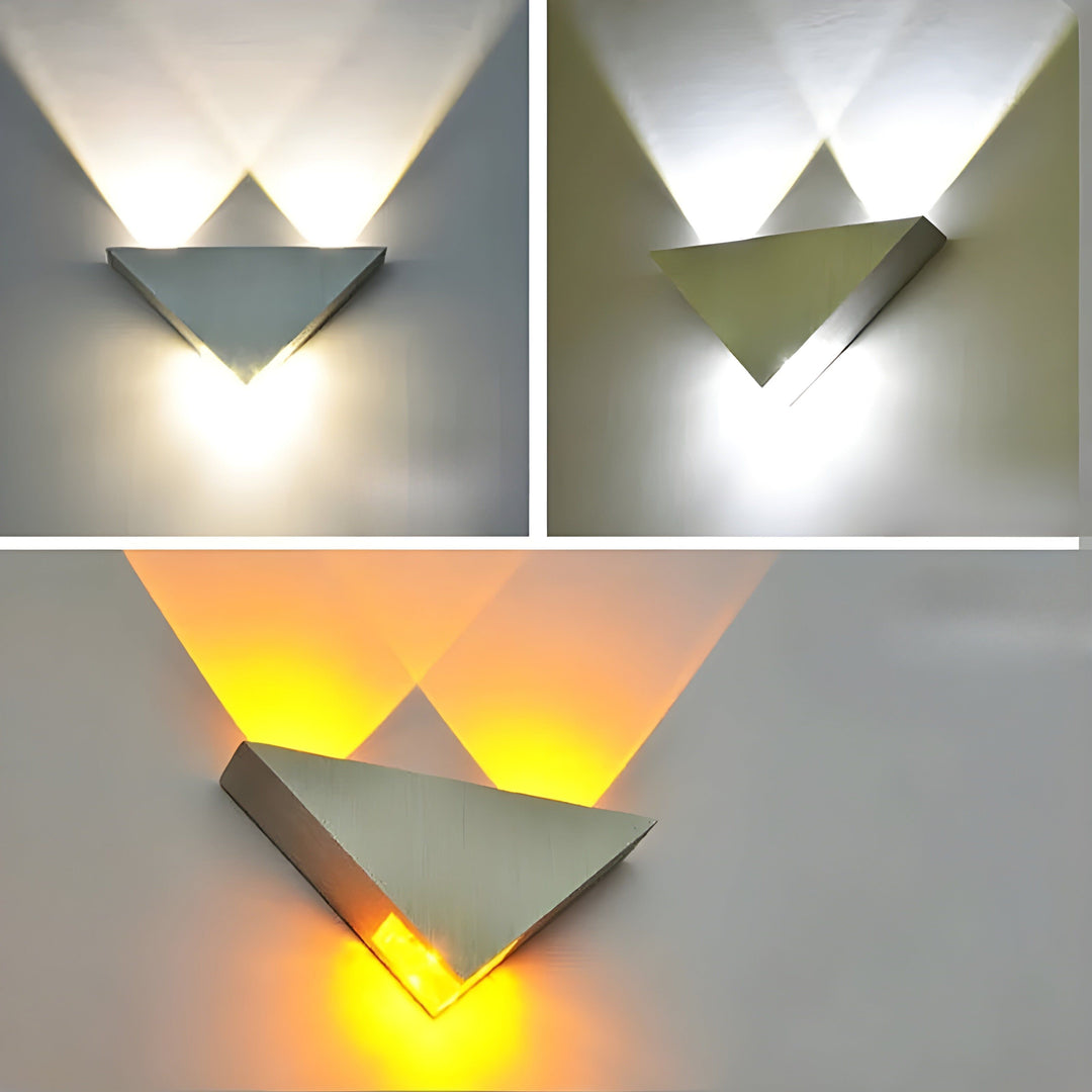 GeoGlow | Wandlampe – Elegante LED-Beleuchtung in geometrischer Form