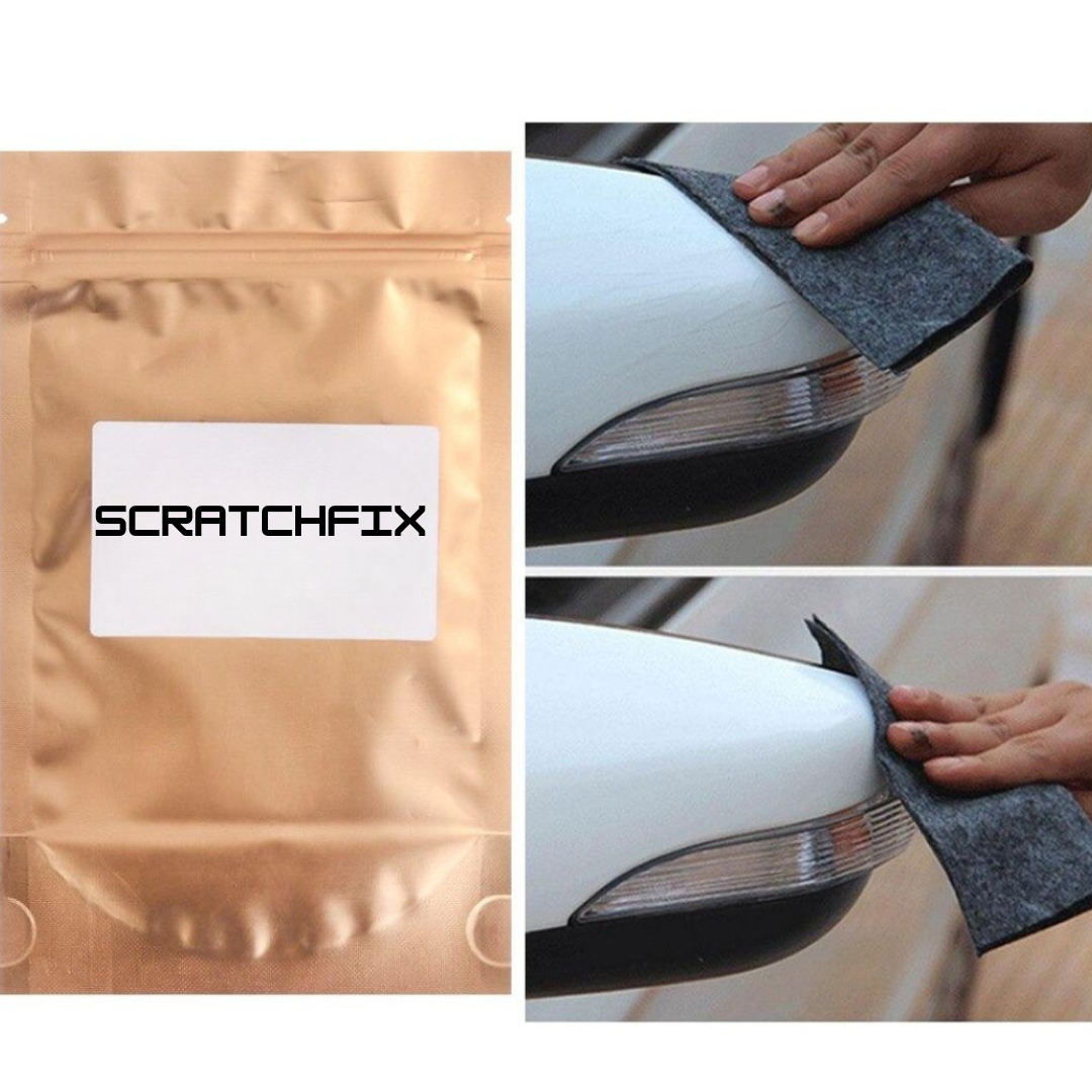 ScratchFix | Nano-Reparaturtuch für Autokratzer – 2 Stück