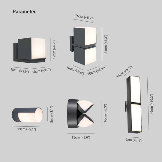 BoxGlow | Elegante Geometrische Wandleuchte