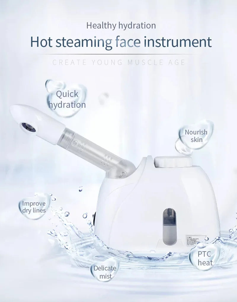 VapoGlow | Ozon-Gesichtsdampfer für Tiefenreinigung & Spa-Feeling