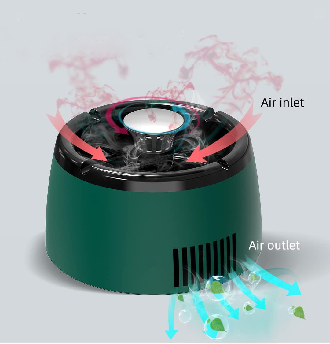 AirClean | Elektrischer Rauchfreier Aschenbecher mit Luftreinigung5
