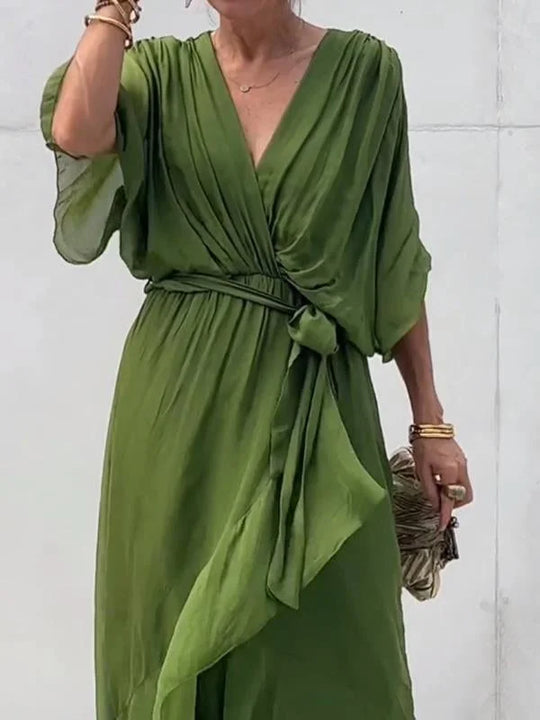 Alena | Damen Elegante luftigekleid |Maxi2