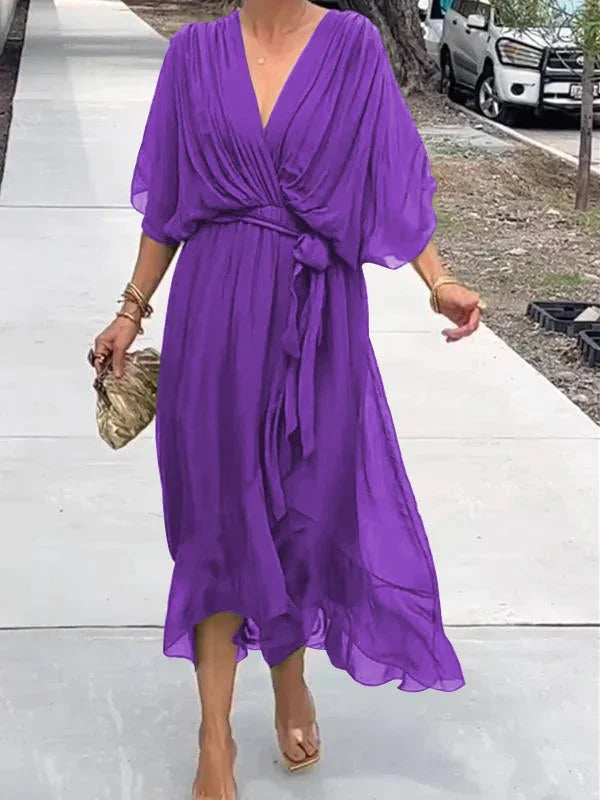 Alena | Damen Elegante luftigekleid |Maxi6