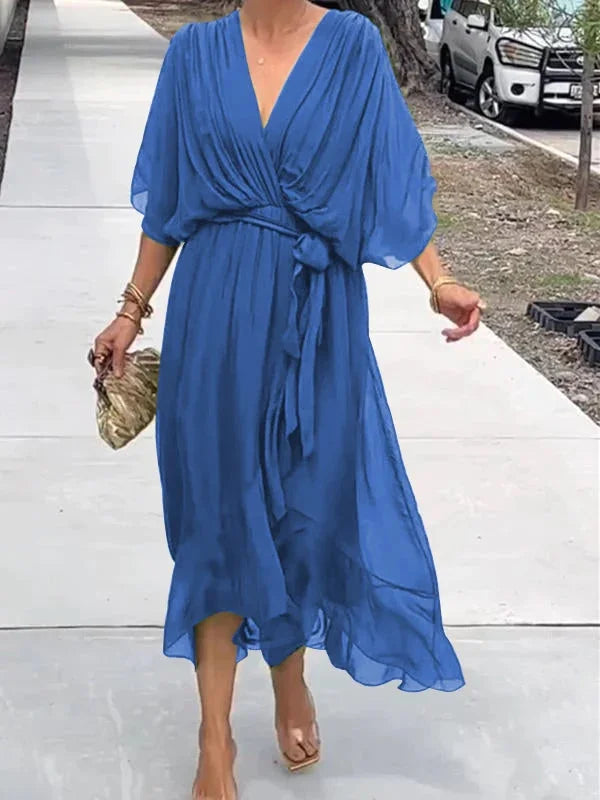Alena | Damen Elegante luftigekleid |Maxi8