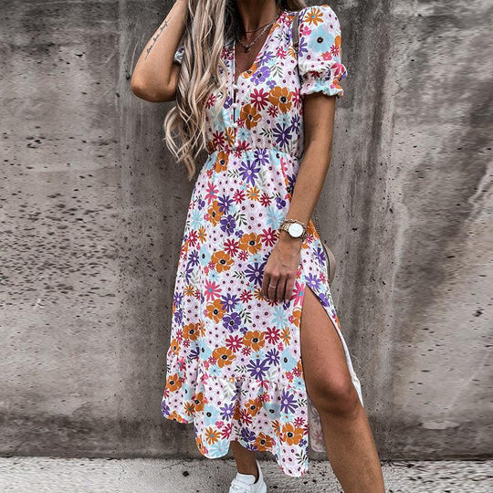 Anni | Damen Luftige Abendkleid | Maxi1