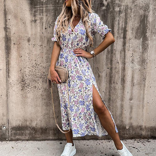 Anni | Damen Luftige Abendkleid | Maxi6