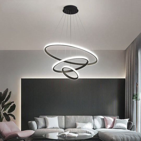 HaloForm | Elegante LED-Deckenleuchte mit 3 Ringen