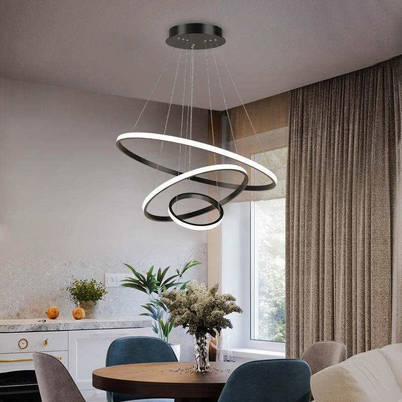 HaloForm | Elegante LED-Deckenleuchte mit 3 Ringen