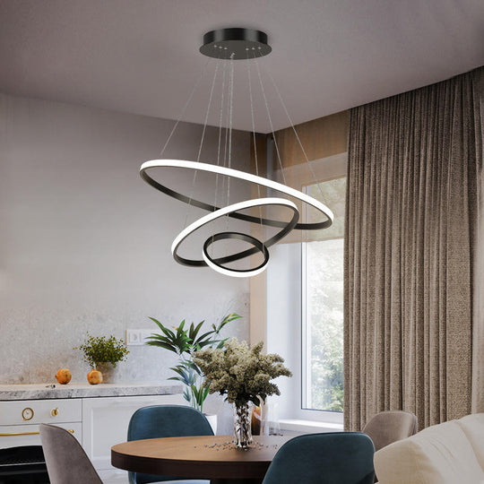 HaloForm | Elegante LED-Deckenleuchte mit 3 Ringen