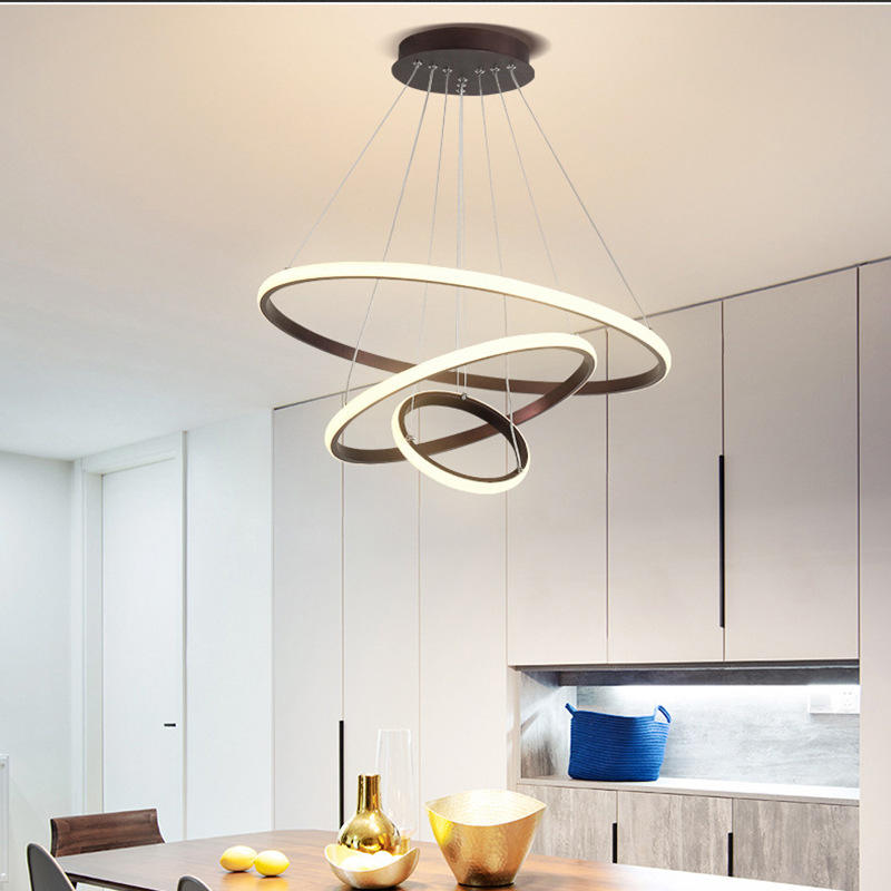 HaloForm | Elegante LED-Deckenleuchte mit 3 Ringen
