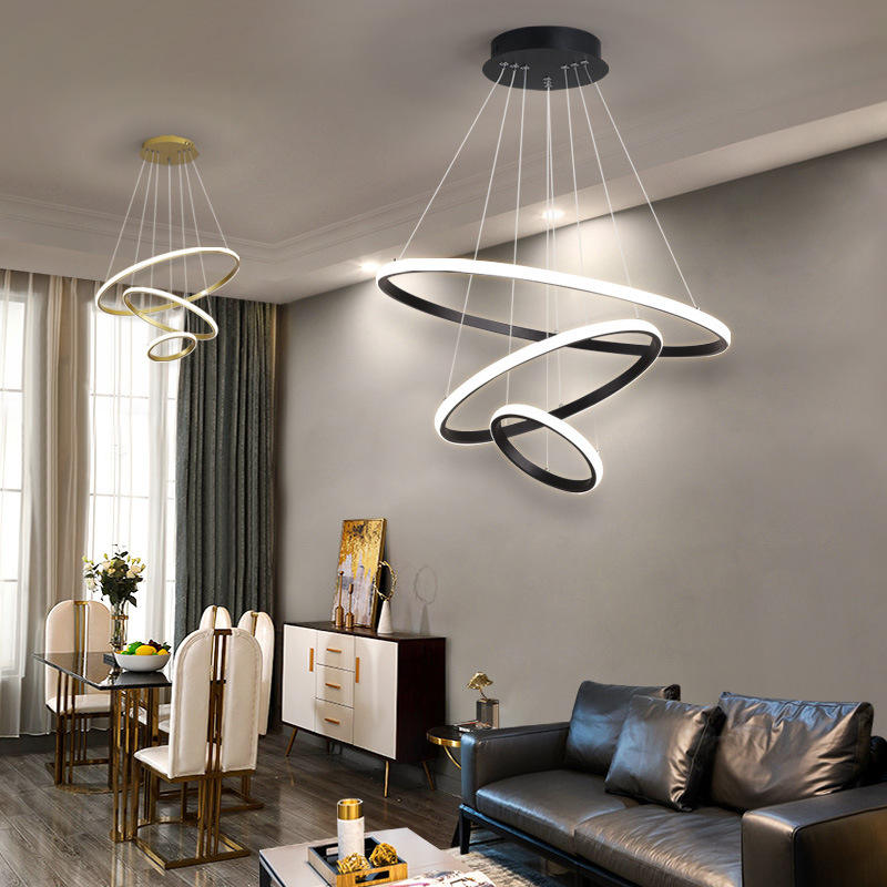 HaloForm | Elegante LED-Deckenleuchte mit 3 Ringen