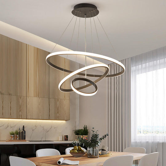 HaloForm | Elegante LED-Deckenleuchte mit 3 Ringen