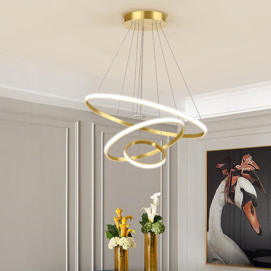 HaloForm | Elegante LED-Deckenleuchte mit 3 Ringen