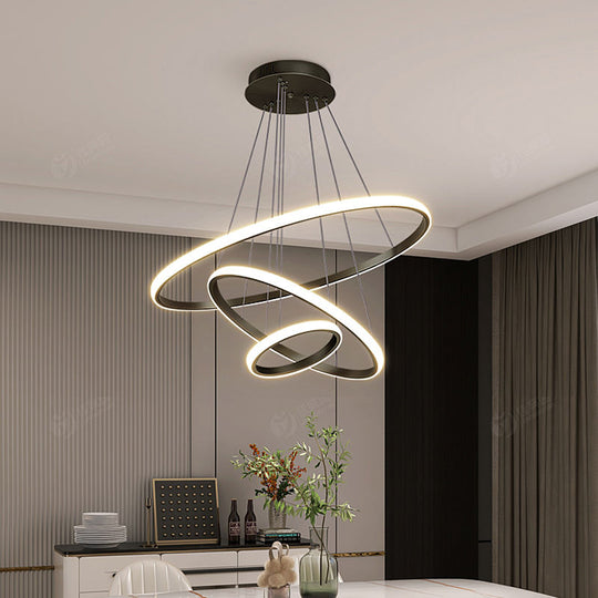 HaloForm | Elegante LED-Deckenleuchte mit 3 Ringen