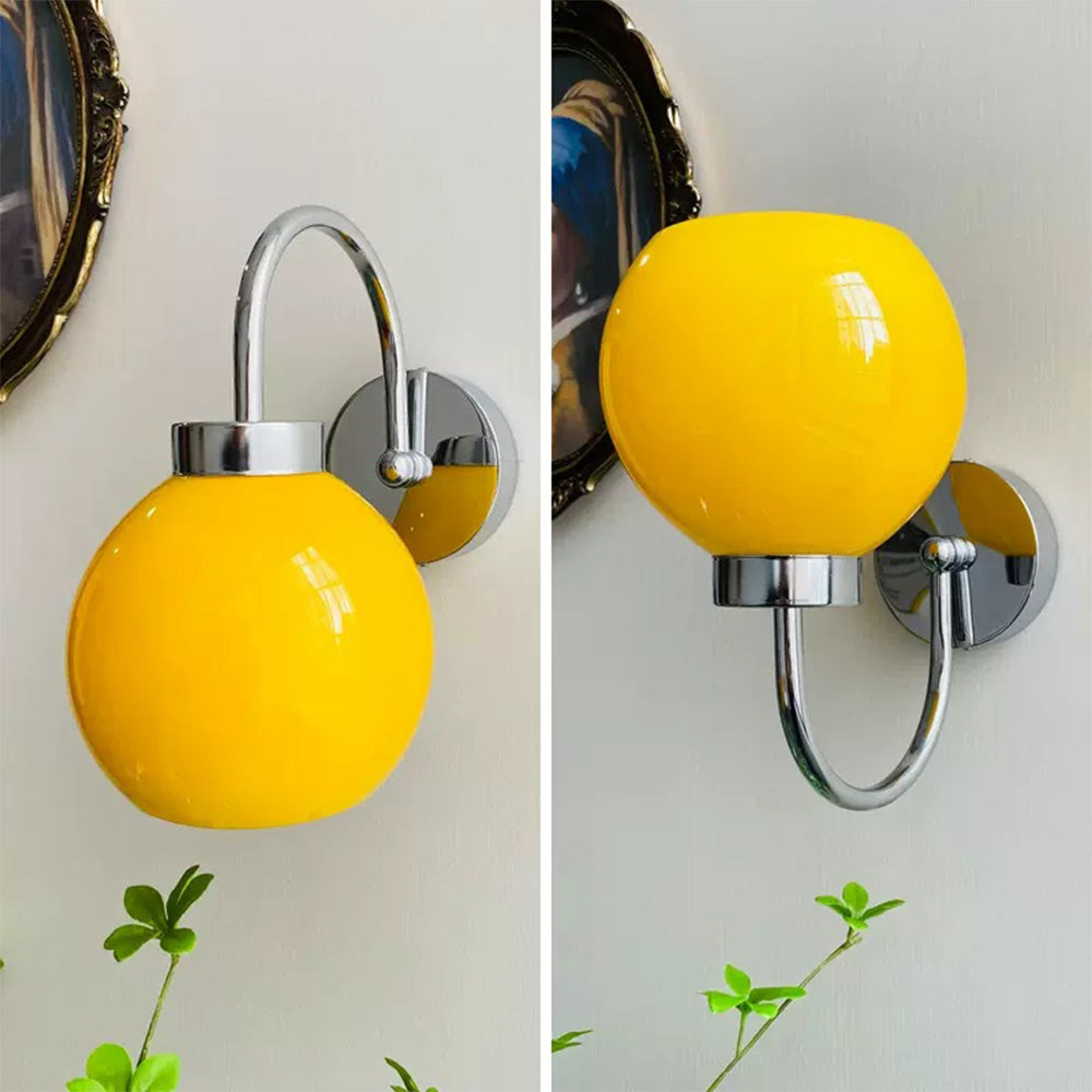 AuraBall | Elegante kugelförmige Wandleuchte5