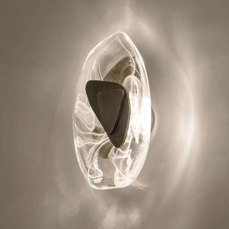 AuraGlass | Moderne Kunstglas-Wandleuchte8