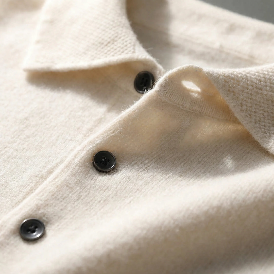 Aurelin - Langarm Polohemd Slim Fit Decorique.de