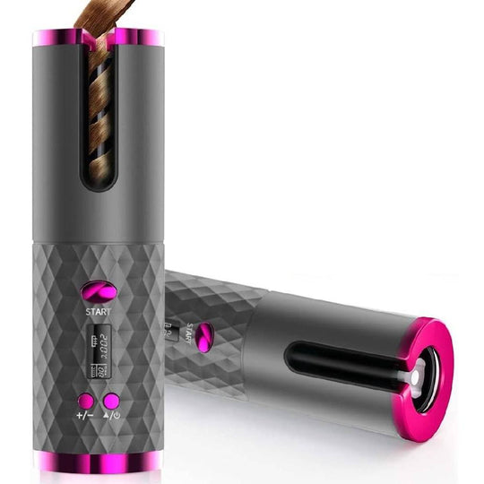 Curlina | Kabelloser Automatik-Lockenstab für Glänzende Locken